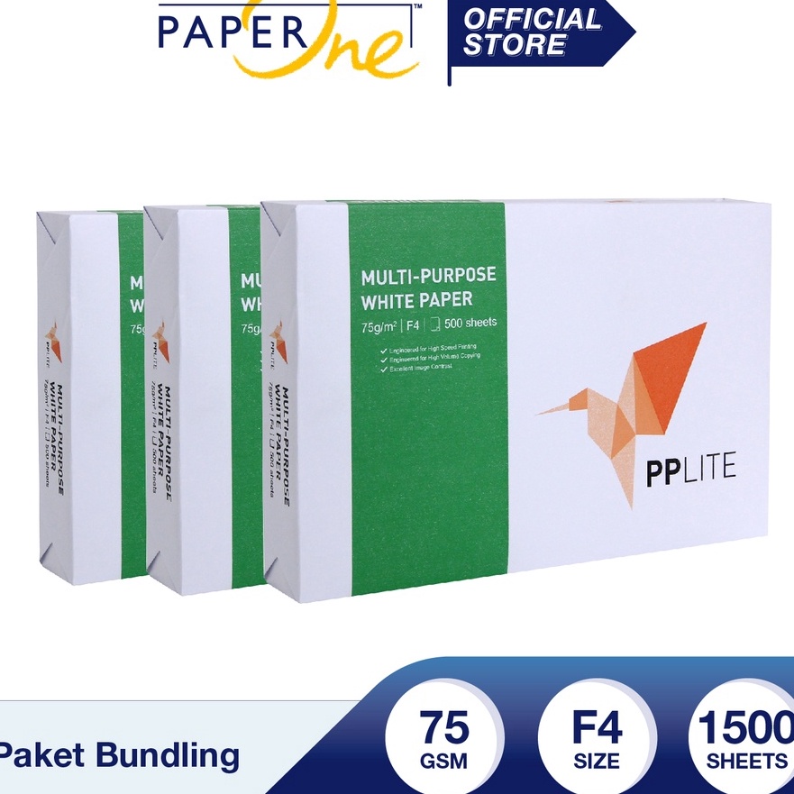 

KP8 PP Lite Kes F4 75gr Copier 3 Rim 1 lembar Kes HVS