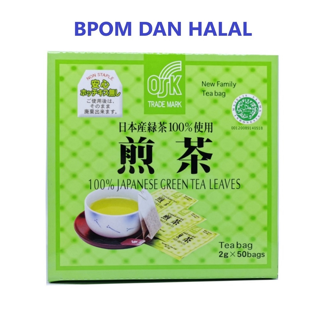 

TEH HIJAU JEPANG OSK JAPANESE GREEN TEA 50 SACHET