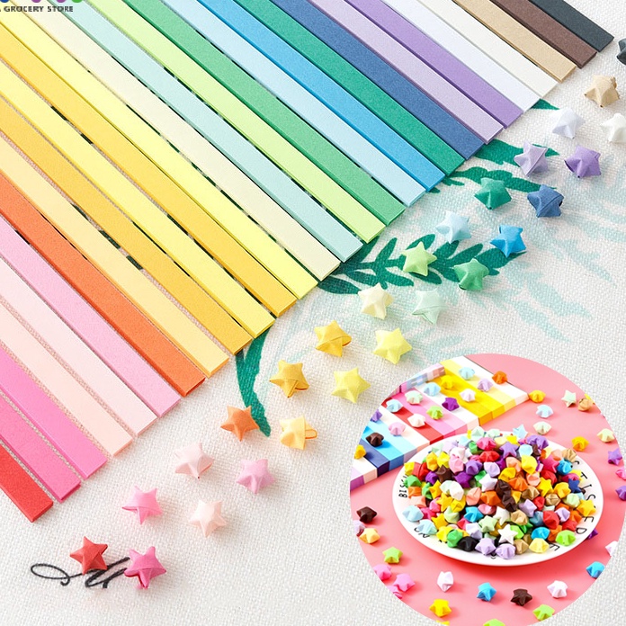 

Price 54 Lembar Kes OramiLucky Star Craft HandmadeOrami BintangKes Strip Quilling Paper Gradient ColorKes Bintang