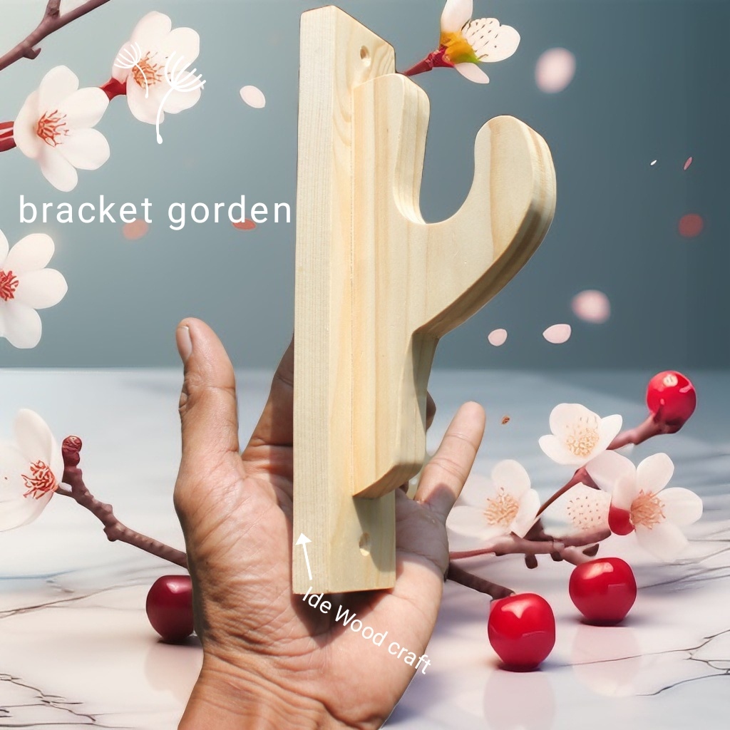 Rak Stand Display Gantungan senapan kayu