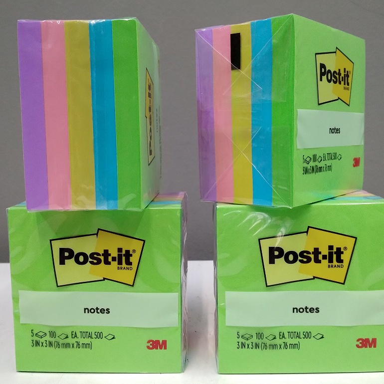 

KI3 3M Post It Sticky Notes 6545AU 3 inch x 3 inch