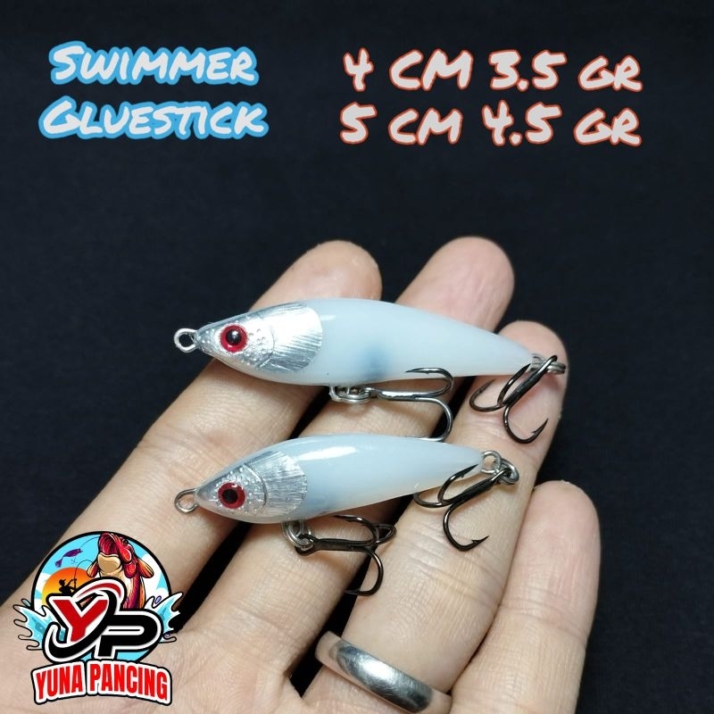 Lure Casting Hampala Swimmer Gluestick Sinking 4CM | 5CM