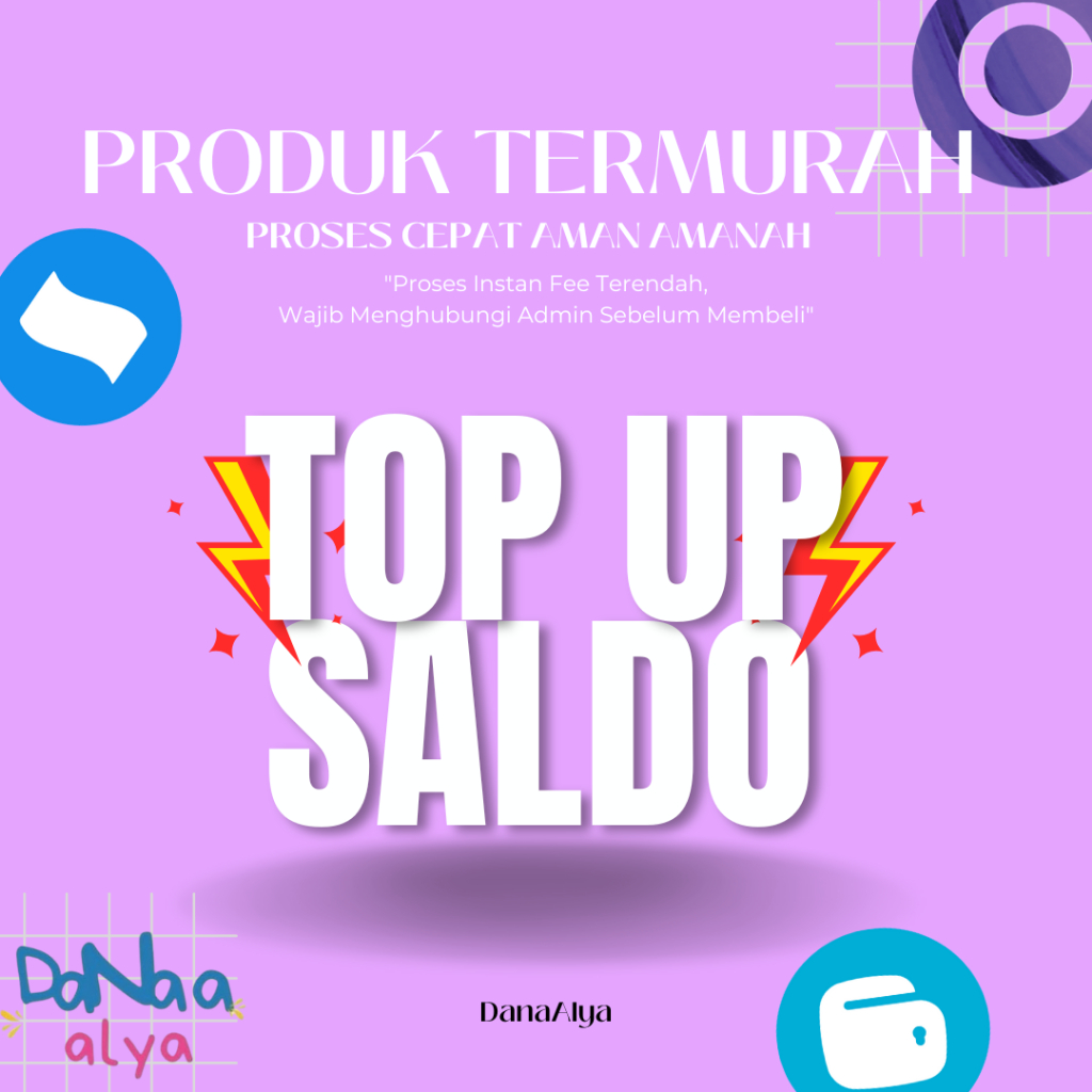 

All Isi Pulsa/Saldo/Topup