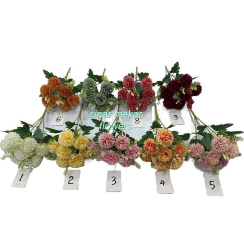 Bunga Foam-Foam Kecil Grup/Bunga dekorasi/1Lusin