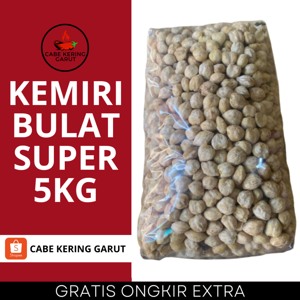 

KEMIRI BULAT SUPER 5KG | MUNCANG BULAT SUPER 5KG