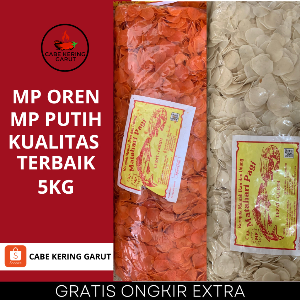 

KERUPUK BAWANG MATAHARI PAGI 4.8KG | KERUPUK SEBLAK MENTAH