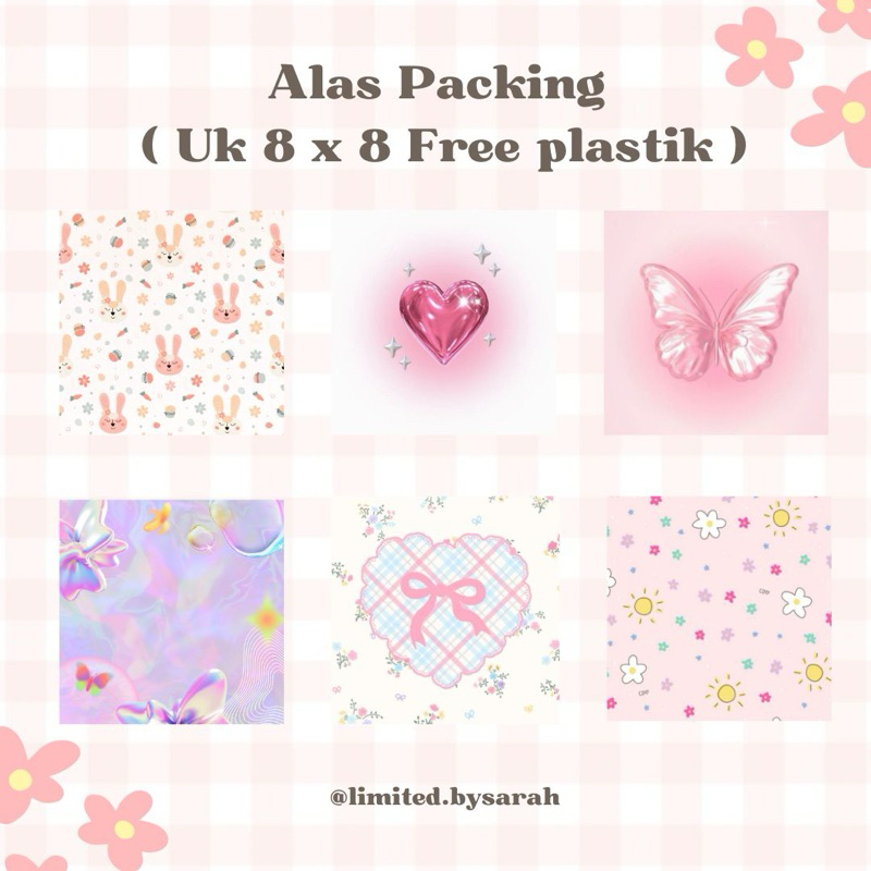 

ALAS PACKING UK 8x8 READYSTOCK ISI 50 FREE PLASTIK