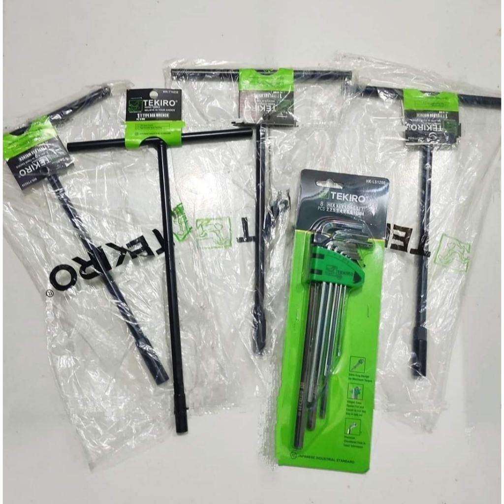 PAKET TEKIRO T8 10 12 14 + KUNCI L TEKIRO ORIGINAL