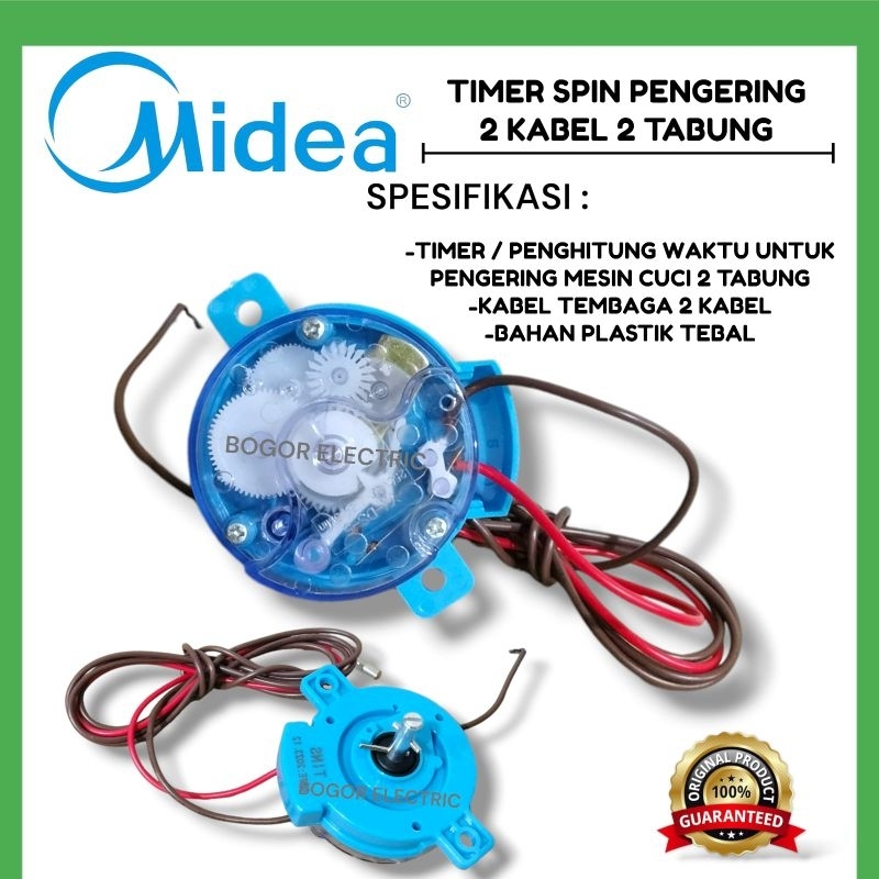TIMER PENGERING MESIN CUCI MIDEA 2 TABUNG  2 KABEL