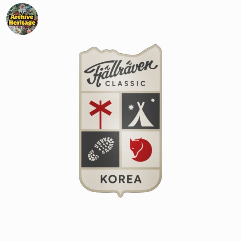 

sticker Fjallraven classic Korea kanken brand outdoor hiking clothing stiker