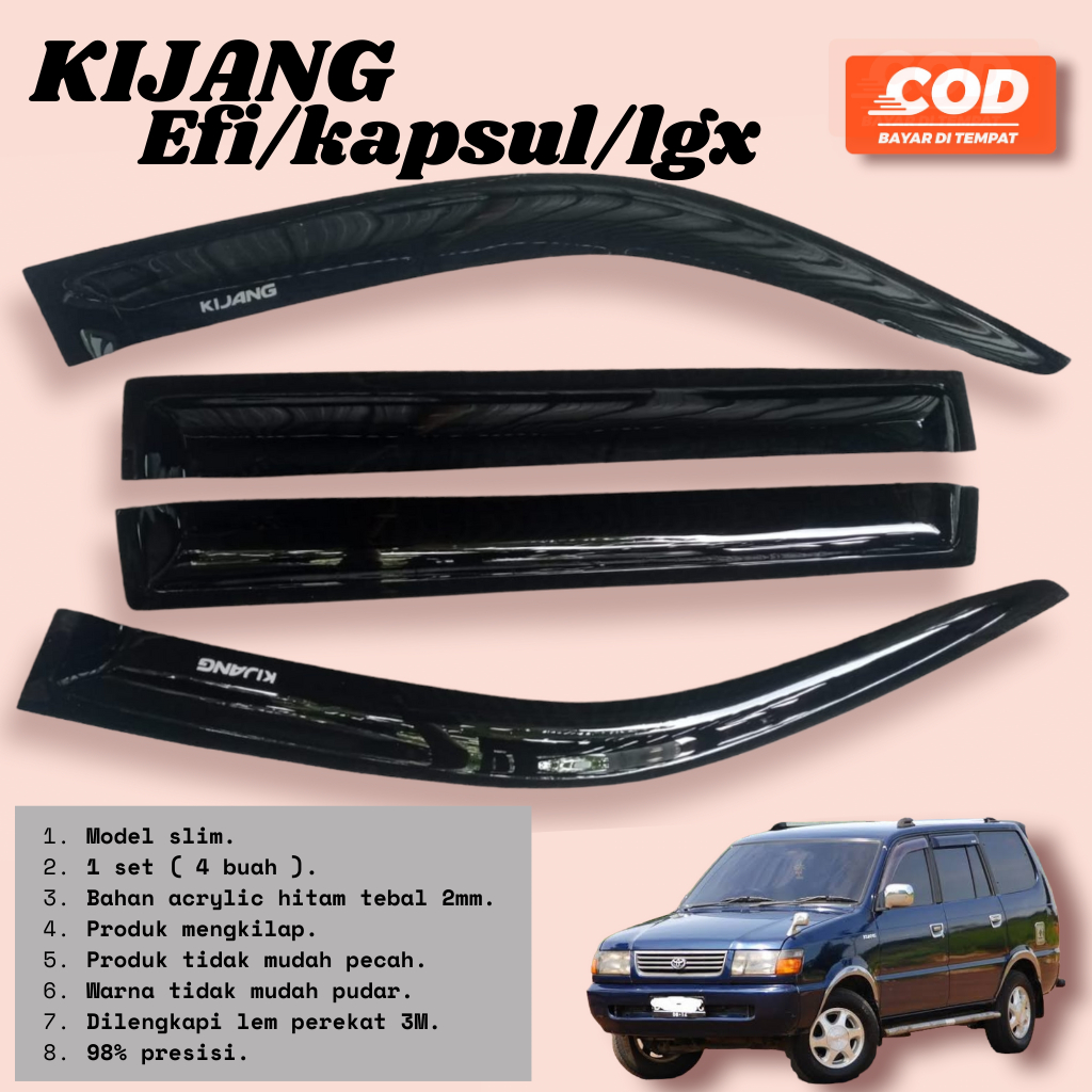 TALANG AIR MOBIL KIJANG TAHUN 1997-2004 KAPSUL KRISTA LGX EFI SGX