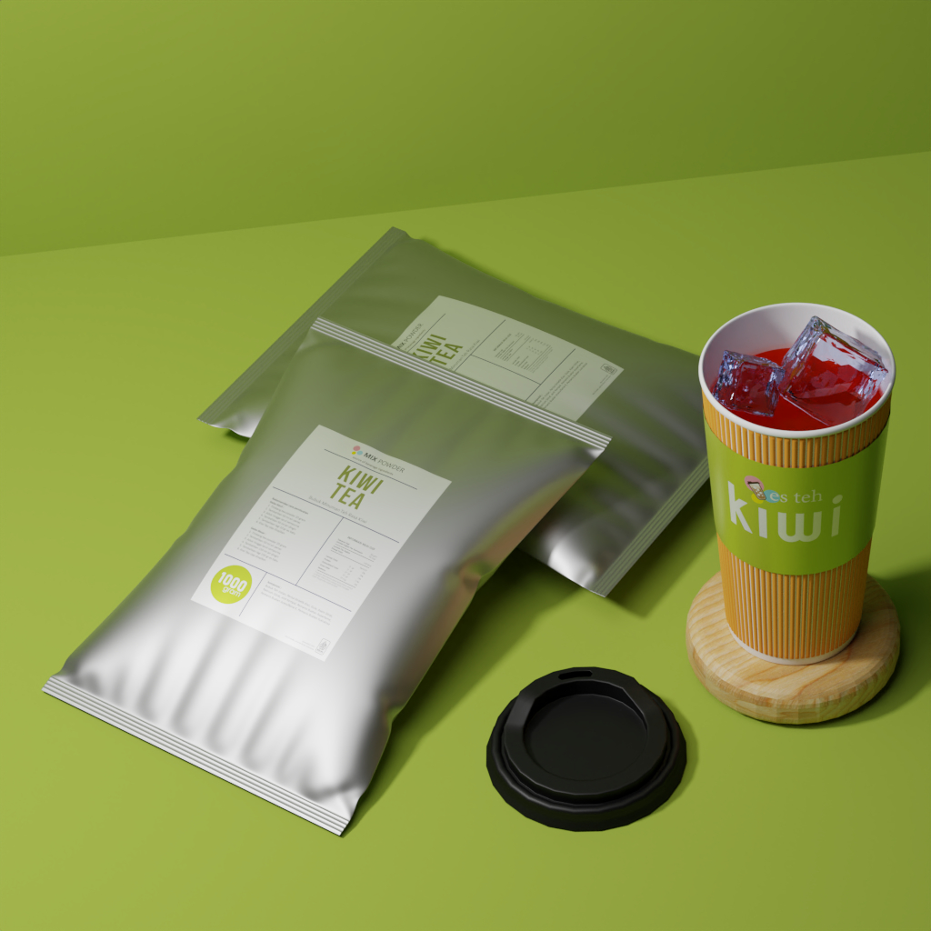 

Bubuk Minuman Teh Rasa Buah Kiwi Tea Instan Powder 500 Gram PREMIUM