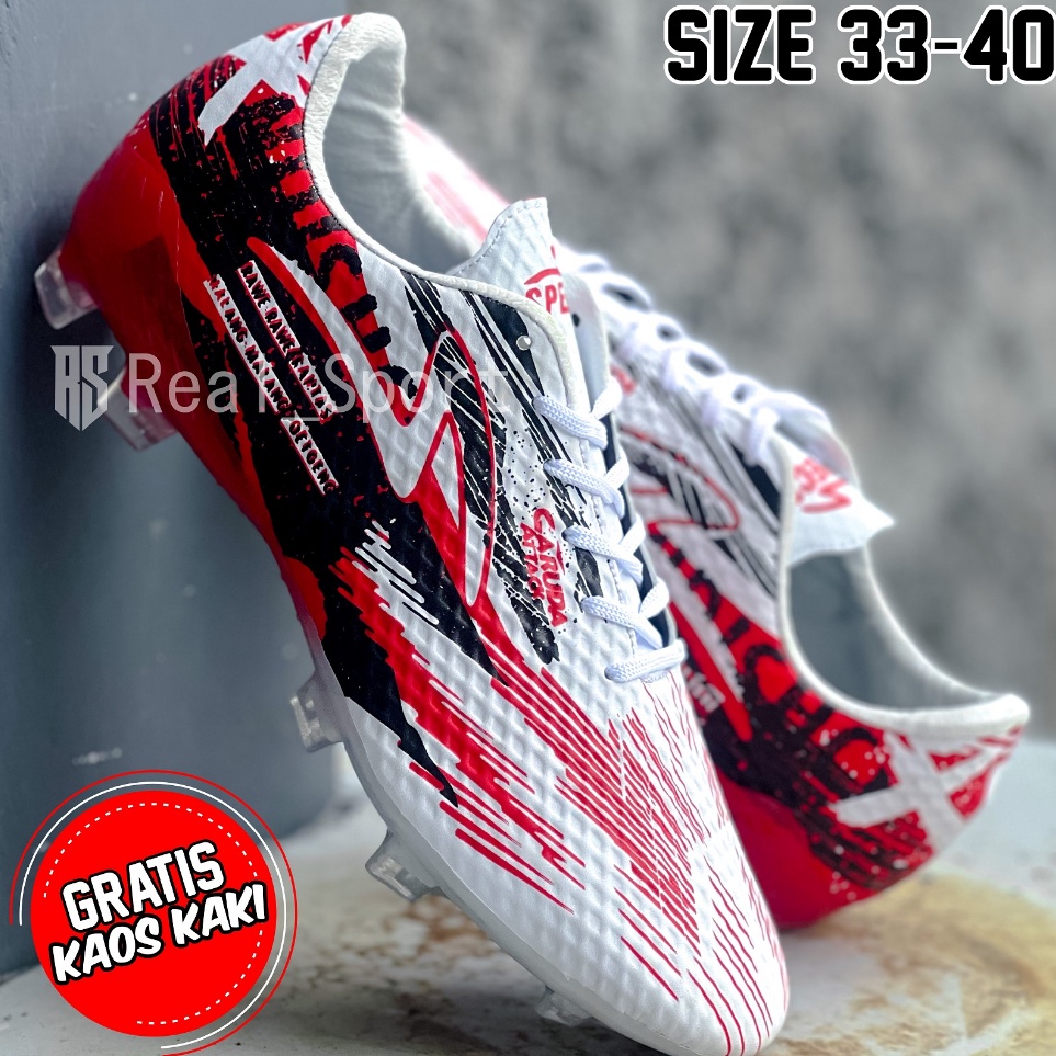 Serbu Promo SEPATU BOLA Specs GARUDA ATTACK SIZE 333435363738394 BONUS KAOS KAKI Sepatu Bola Specs A