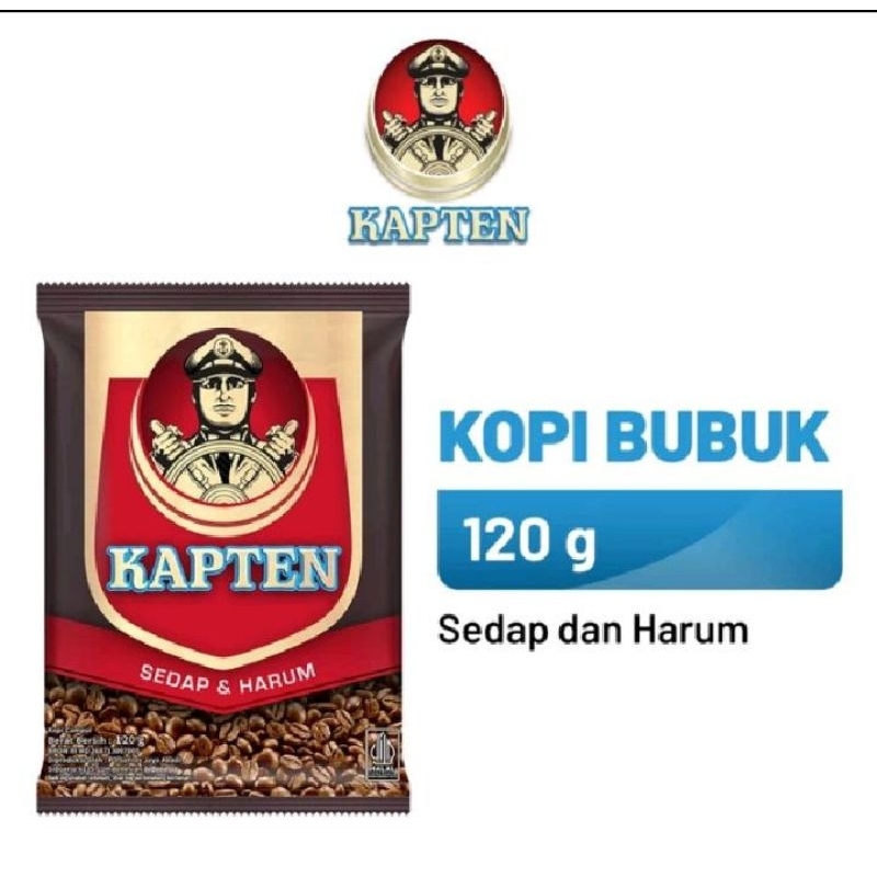 

Kopi Kapten 120gr/350gr
