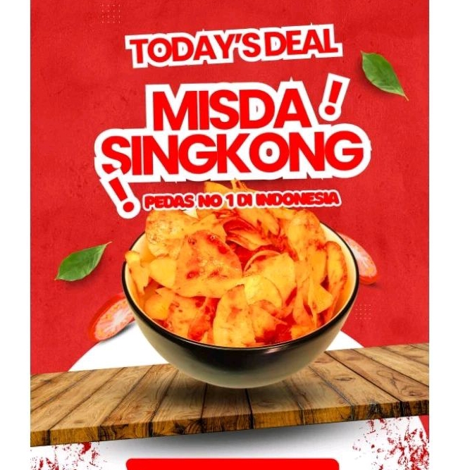

Misda Singkong renyah pedas manis / kulineran Bandung/ cemilan enak nikmat/ oleh oleh khas Bandung