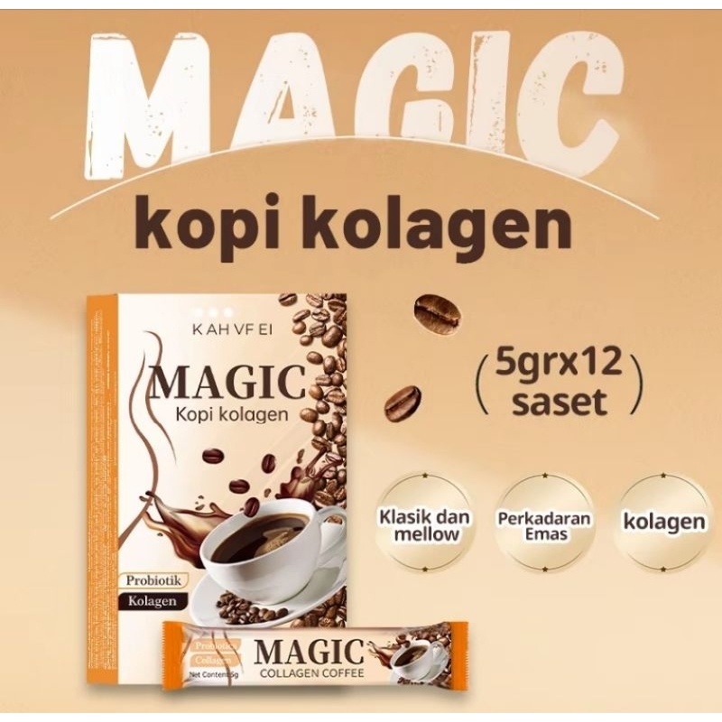 

KOPI MEGIC COLLAGEN 1BOX-ISI 12 SACHET COFFE MEGIC