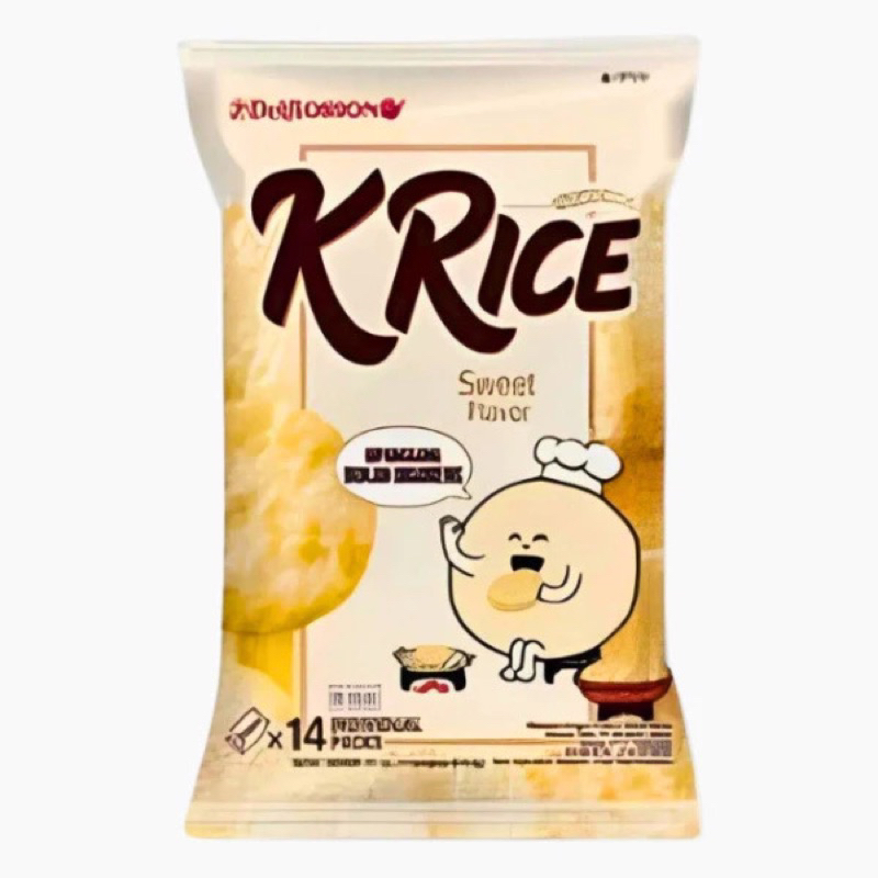 

RB DELFI ORION K'RICE SWEET / SEAWEED / CHEESE POTATO CRACKERS KREKERS BERAS KRICE Isi 14 Sachets