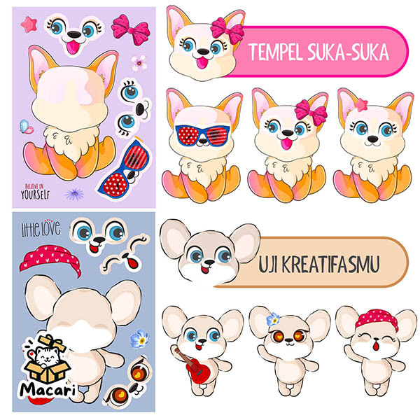 

[EKSOTIS] Stiker Edukasi Anak Hewan Eksotis DIY / Stiker Edukasi Hewan Eksotis DIY / Stiker Hias Hewan Eksotis DIY / Stiker Edukasi Hias / Stiker Kartun Edukasi Hias