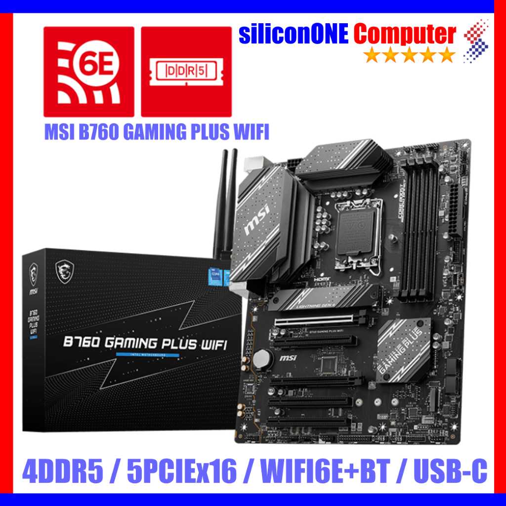 MSI B760 Gaming Plus Wifi DDR5 LGA1700