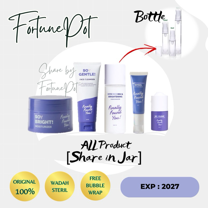 [Share] FFY Soybright Moisturizer | Rice Essence | Brightening serum | Eyecream