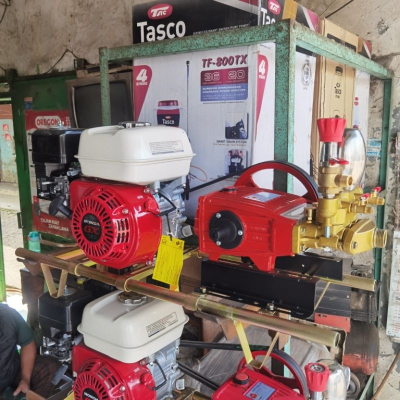 Paket mesin steam / pressure sprayer Honda GX 160 THAILAND ORIGINAL + SANCHIN SCN 20 / 30