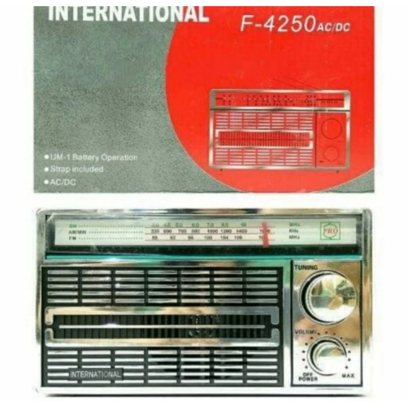 RADIO INTERNATIONAL - RADIO JADUL - RADIO ORANG TUA - RADIO JADUL 2 BAND - RADIO MURAH