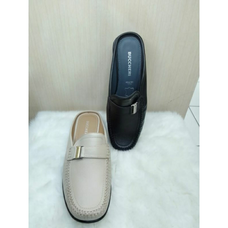 Buccheri Sandal Mules Wanita Sandal Bustong Wanita Kalandra - b2234