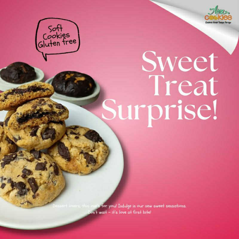 

gluten free soft cookies 3 pcs