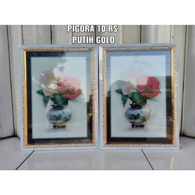 Pigora Foto Kaca 10RS Bingkai 30X40cm