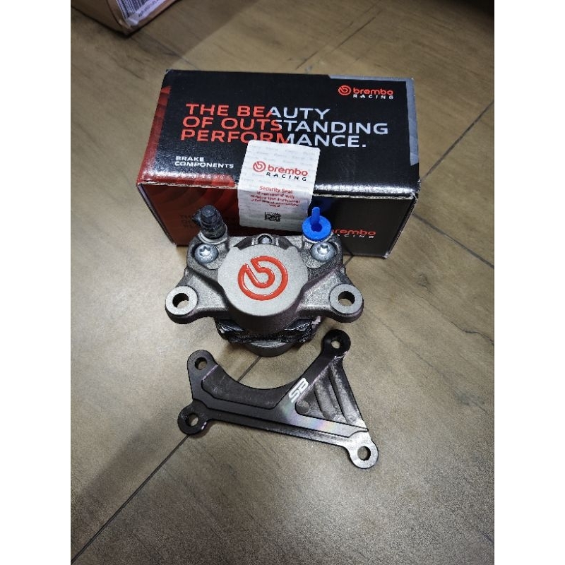 kaliper brembo p2 original grey red logo honda vario beat scoopy disc 260mm