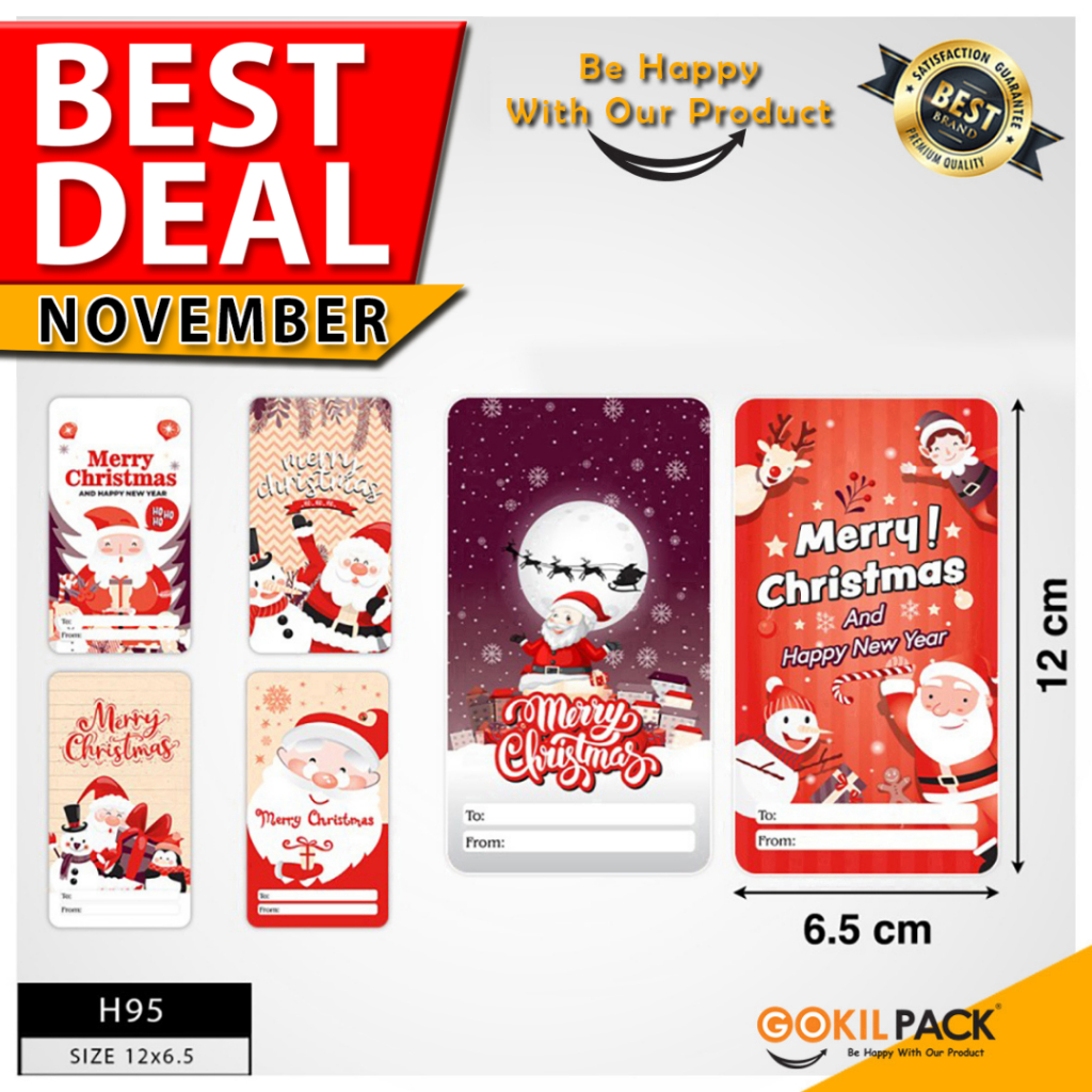 

hangtag | Hangtag Merry Christmas|hangtag premium murah |H95