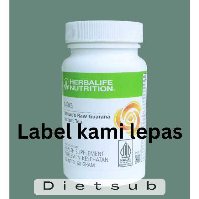 

[LEPAS LABEL] Teh NRG Tea HBL Herbalife