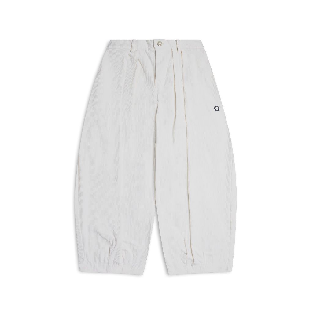 OTHMAN - Ivory Corduroy Balloon Pants