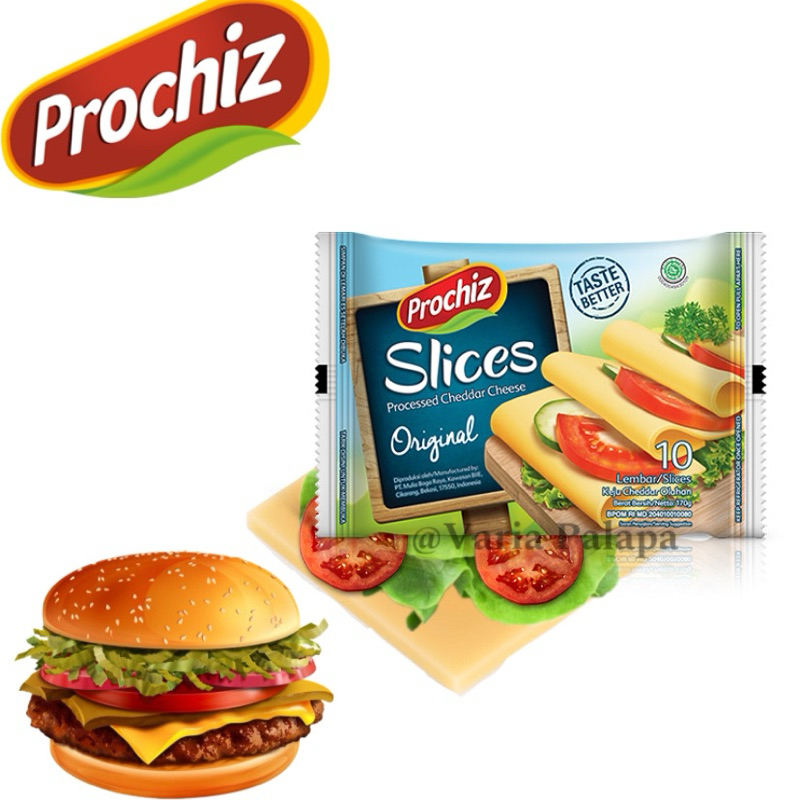 

Keju Slices Original Prochiz 10S || Keju Lembar || Keju burger