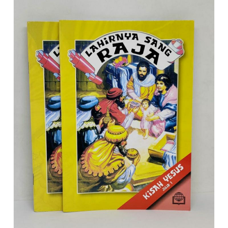 buku rohani kecil anak komik lahirnya sang raja kisah Yesus jilid 1