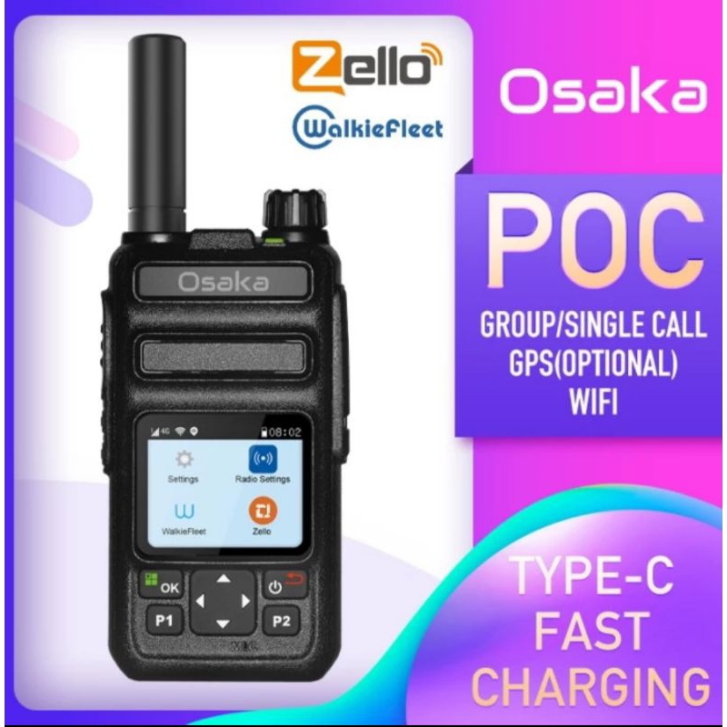HT POC OSAKA ZELLO, TS3, Walkiefleet, 4G WIFI
