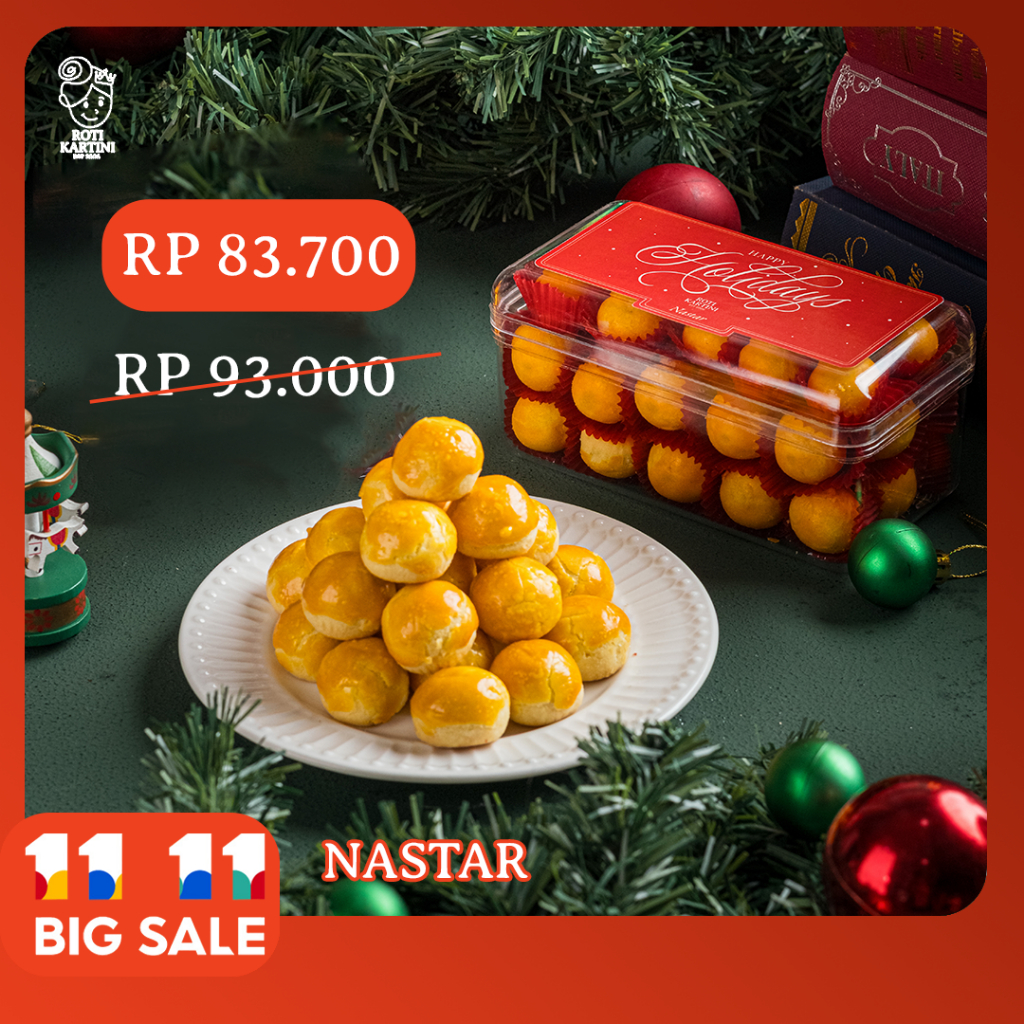 

Roti Kartini Nastar Edisi Natal 2024 dan Tahun Baru 2025