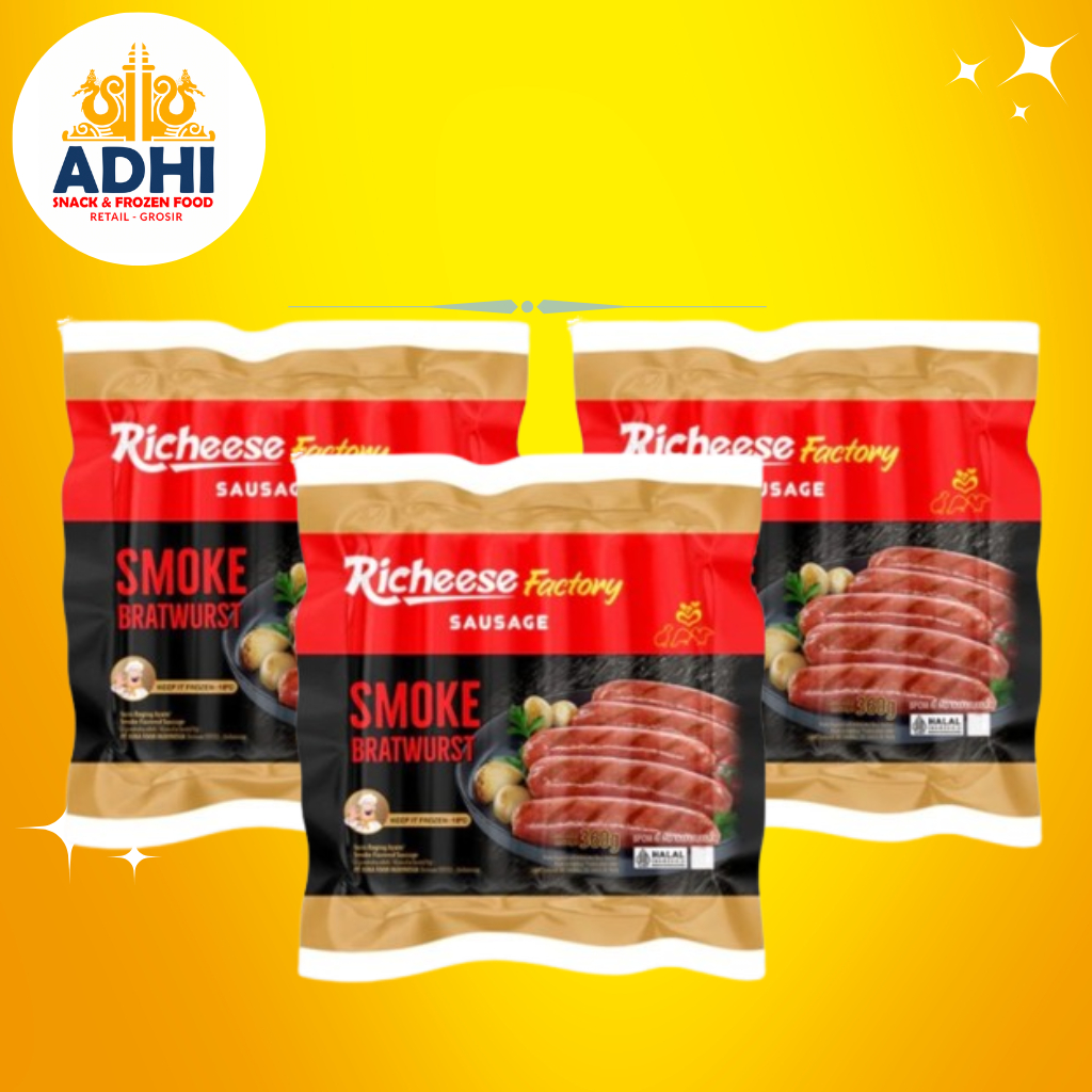 

RICHEESE F SAUSAGE SMOKED BRATWURST 380GR