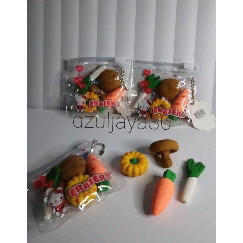 

eraser karakter penghapus motif lucu isi 4