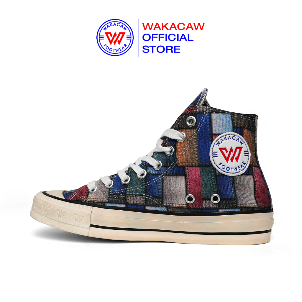 WAKACAW - Biliks HI Series Sepatu Wakacaw Sepatu Casual Sepatu Vulcanised Sepatu Skate Board Sneaker