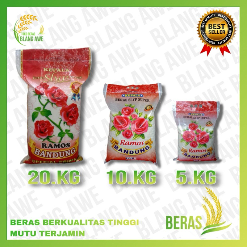 

BERAS RAMOS BANDUNG PREMIUM 5KG 10KG 20KG