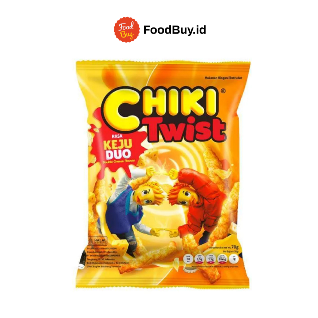 

Chiki Twist Rasa Keju Duo 70g