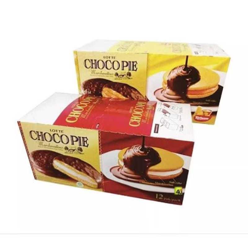 

Lotte Choco Pie Isi 12 @ 28 gram