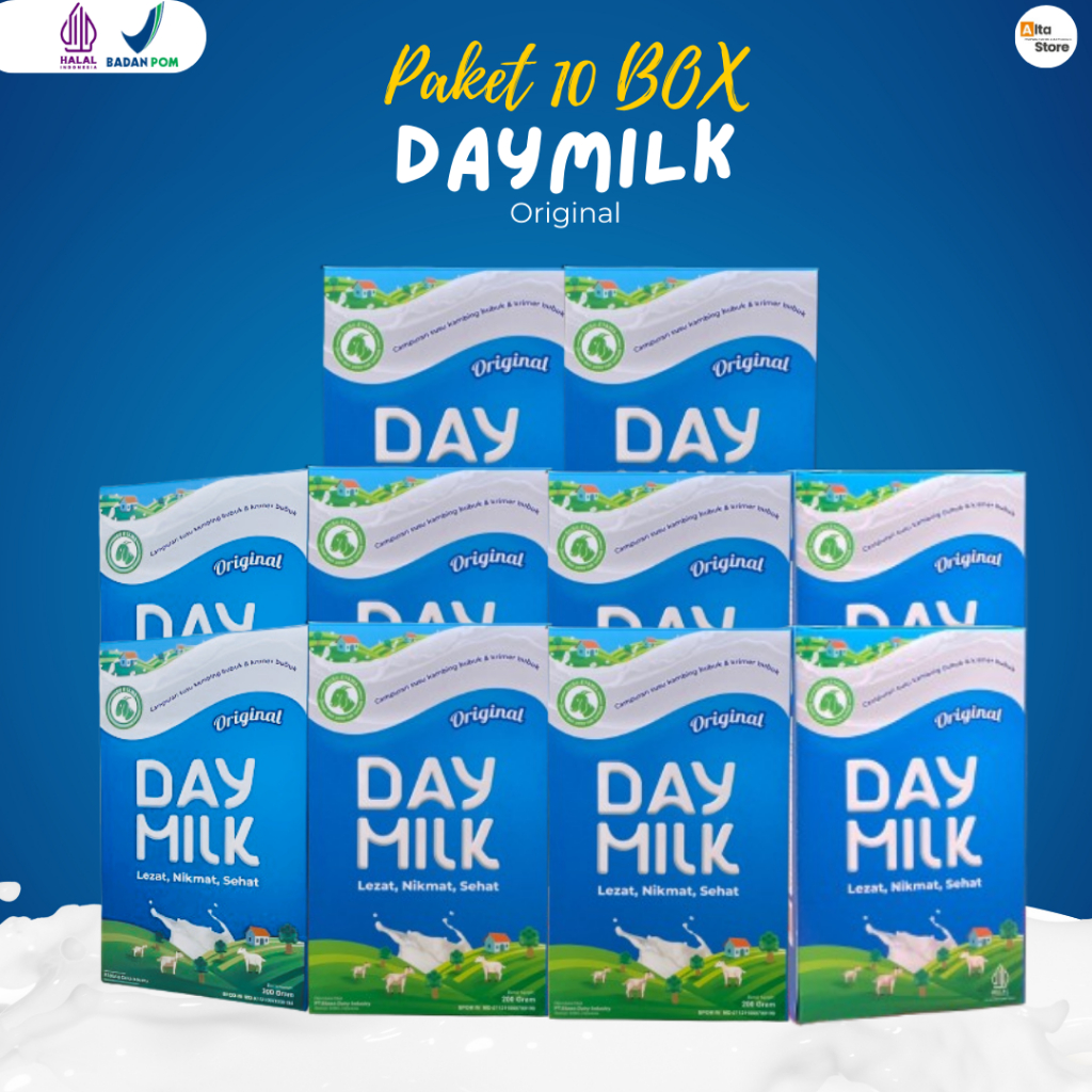 

Paket 10 Box Susu Kambing Daymilk Etawa Halal BPOM Medan