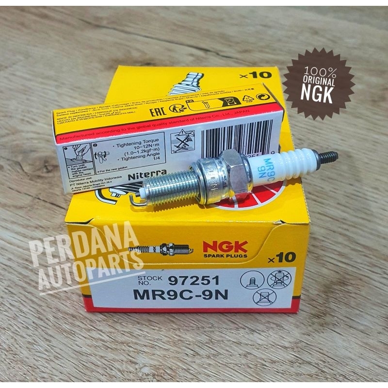 Busi NGK MR9C-9N MR9C9N Motor Honda Beat, CB150R, CBR150, Genio, Scoopy, Supra GTR, Vario 110eSP