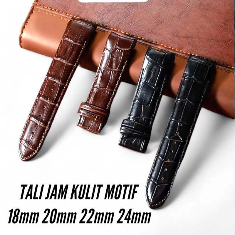 Strap Tali Jam tangan Kuli /Leather Cyber Tali Jam tangan kulita cowok cewek Strap jam leather Tali 