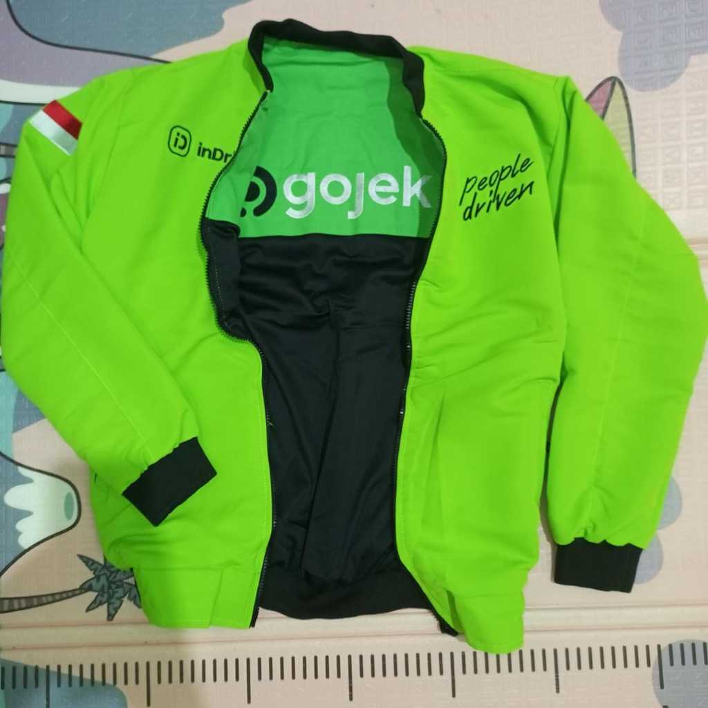 JAKET GOJEK INDRIVE BOLAK BALIK// JAKET BUNGLON GOJEK INDRIVE// JAKET GOJEK VS INDRIVE