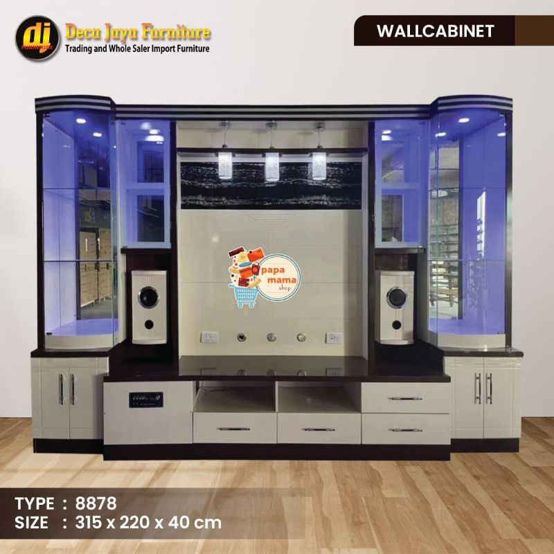 Lemari Hias TV 8878 - Buffet TV Minimalis Mewah