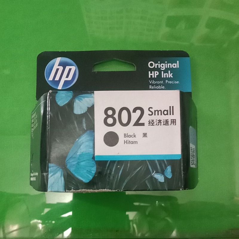 tinta printer catritd hp 802 black