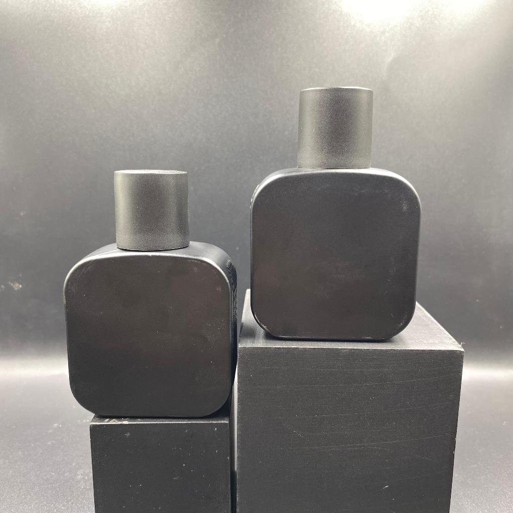 PX 365 Botol Parfum 50ml Kotak Hitam Doff / Botol Parfum 50ml Full Hitam / Botol Parfum tutup Ulir